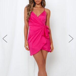 Hello Molly If The Gown Fits Dress Hot Pink NWT